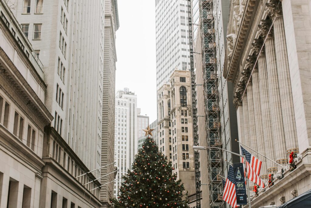 The Wall Street Stock exchange. 